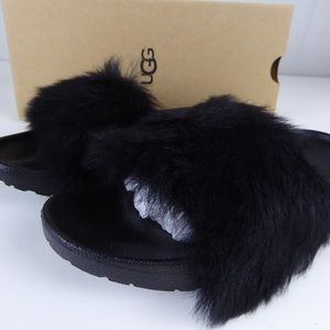 uggs furry slides